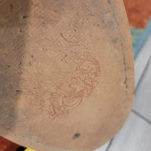 Vince Camuto Womens Grenadine Leather Bootie Clog Chunky Boot Size 9.5 Brown Zip - Picture 13 of 14